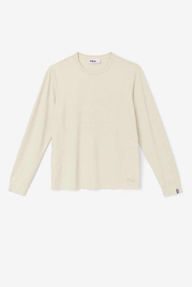 Fila Miesten Paidat Commuter Pitkä Sleeve Beige - RUYS-84201